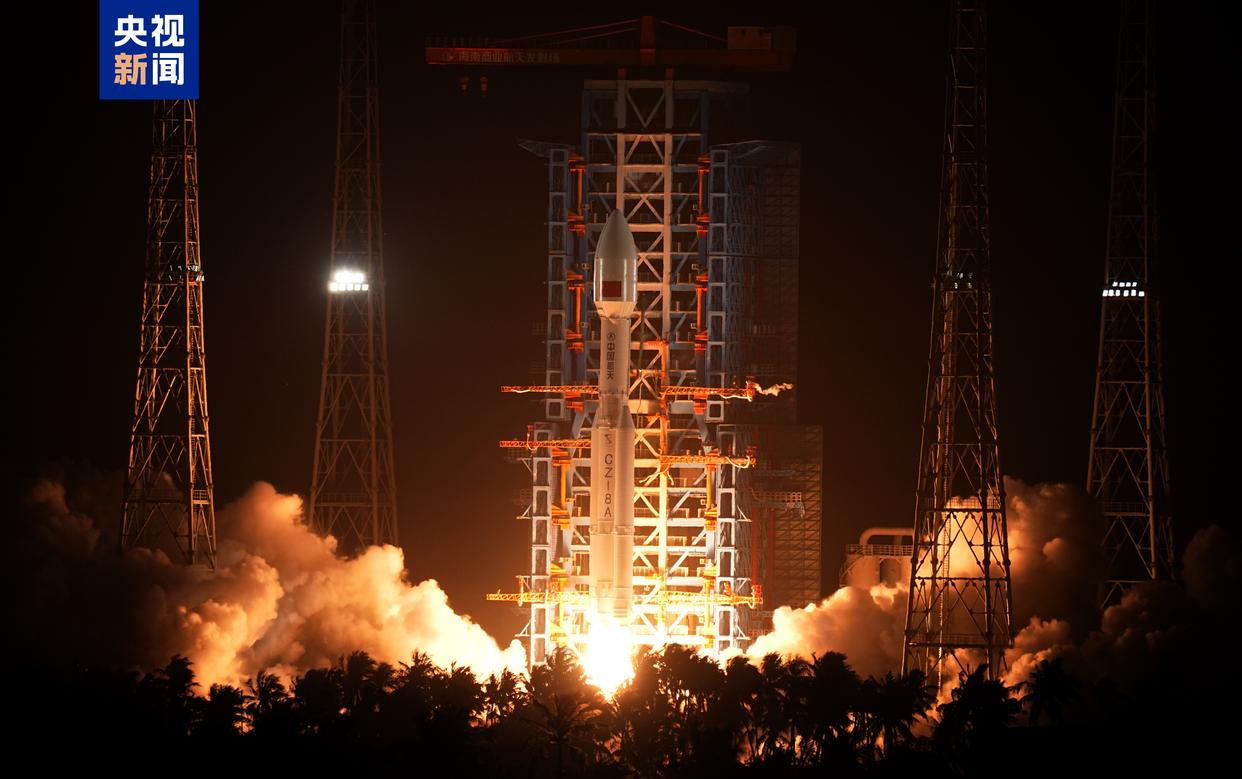 Long March 8A rocket launch from Hainan Commercial Aerospace Launch Site
